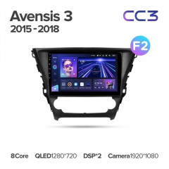 Штатная магнитола Teyes CC3 4/64 Toyota Avensis 3 (2015-2018) F2