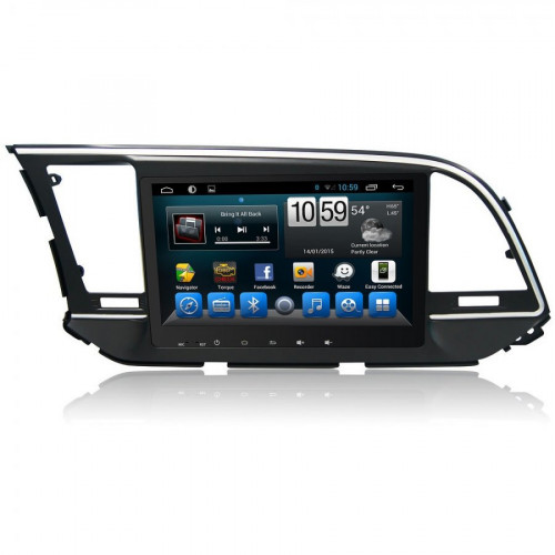 Штатная магнитола Carmedia KR-9027-T8 Hyunda Elantra 2016+