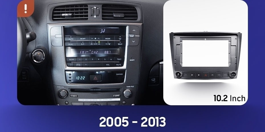 Штатная магнитола Teyes CC3 4/64 Lexus IS250 XE20 (2005-2013) (Hm) Тип-B