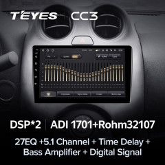 Штатная магнитола Teyes CC3 6/128 Nissan March K13 (2010-2013)