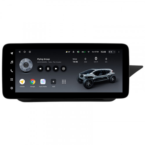 Переходная рамка Mercedes-Benz E-Class 4 W212 S207 A207 S212 C207 (NTG 4.5) (2013-2014) F1 Правый руль (12,3")