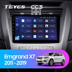 Штатная магнитола Teyes CC3 4/64 Geely Emgrand X7 1 GX7 EX7 (2011-2019)