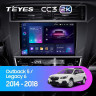 Штатная магнитола Teyes CC3 2K 360 6/128 Subaru Outback 5 (2014-2018)