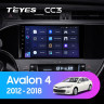 Штатная магнитола Teyes CC3 6/128 Toyota Avalon IV XX40 (2012-2018)
