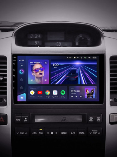 Штатная магнитола Teyes CC3 6/128 Toyota Land Cruiser Prado J120 (2004-2009) F1 Тип-B