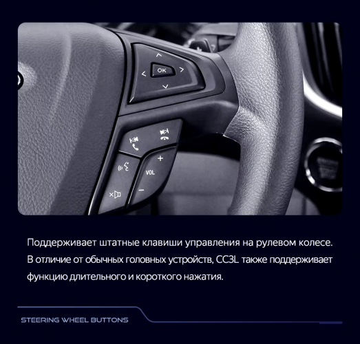 Штатная магнитола Teyes CC3L 4/64 Ford Edge 2 (2015-2018) F1