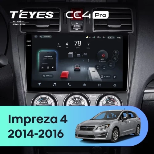 Штатная магнитола Teyes CC4 Pro 12/256 Subaru Impreza 4 (2014-2016)
