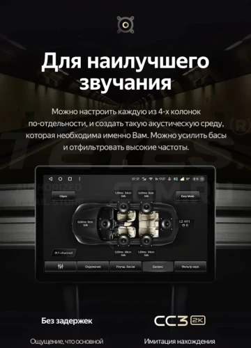 Штатная магнитола Teyes CC3 2K 4/32 Volkswagen Golf 5 (2003-2009) F2 (13")