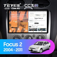 Штатная магнитола Teyes CC3 2K 4/64 Ford Focus 2 Mk 2 (2004-2011) F1 (11&quot;)