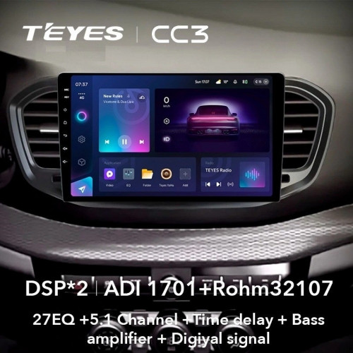 Штатная магнитола Teyes CC3 4/64 Lada Vesta 2023+ F2 Тип-B
