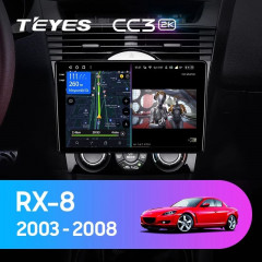 Штатная магнитола Teyes CC3 2K 6/128 Mazda RX-8 SE (2003-2008)