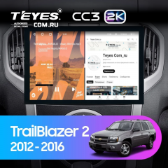Штатная магнитола Teyes CC3 2K 6/128 Chevrolet TrailBlazer 2 (2012-2015) (13")