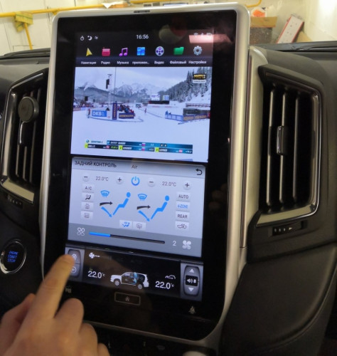 Штатная магнитола Tesla Carmedia ZF-1807L-DSP Toyota Land Cruiser 200 2015+