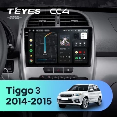 Штатная магнитола Teyes CC4 8/128 Chery Tiggo 3 (2014-2015)