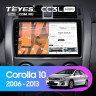 Штатная магнитола Teyes CC3L WiFi 2/32 Toyota Corolla 10 E140 E150 (2006-2013) Тип-A