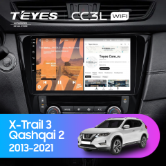 Штатная магнитола Teyes CC3L WiFi 2/32 Nissan X-Trail 3 T32 (2013-2021) F2 климат контроль Тип-AB