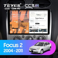Штатная магнитола Teyes CC3 2K 4/32 Ford Focus 2 Mk 2 (2004-2011) F1 (13&quot;)