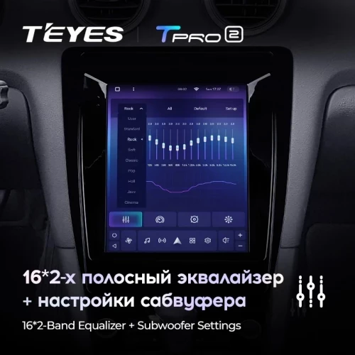 Штатная магнитола Tesla style Teyes TPRO 2 6/128 Audi A3 2 8P (2003-2013)