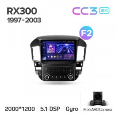 Штатная магнитола Teyes CC3 2K 4/32 Lexus RX300 XU10 (1997-2003) F2