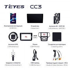 Штатная магнитола Teyes CC3L 4/32 Jeep Grand Cherokee WK2 (2013-2020) F2