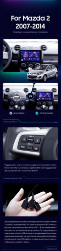 Штатная магнитола Teyes CC3 4/32 Mazda 2 DE (2007-2014)