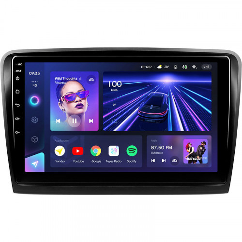 Штатная магнитола Teyes CC3 4/64 Skoda Superb 2 B6 (2008-2015)