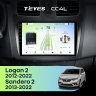 Штатная магнитола Teyes CC4L 6/64 Renault Logan 2 (2012-2022) F1