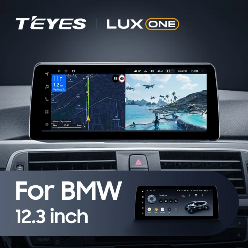 Штатная магнитола Teyes LUX ONE 6/128 BMW 3-Series 6 F30 F31 (NBT) (2011-2020) Universal