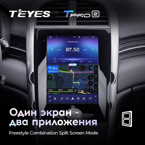 Штатная магнитола Tesla style Teyes TPRO 2 4/64 Chevrolet Malibu 8 (2012-2015) F1