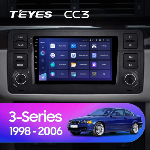 Штатная магнитола Teyes CC3 4/32 BMW 3 серия E46 (1998-2006) (0din)
