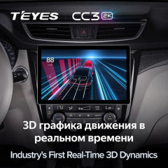 Штатная магнитола Teyes CC3 2K 6/128 Nissan X-Trail 3 T32 (2013-2022) F2 Тип-AВ (13")