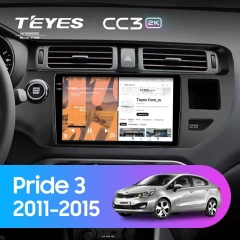 Штатная магнитола Teyes CC3 2K 4/64 Kia Pride 3 (2011-2015)