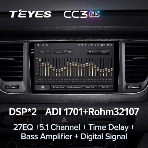 Штатная магнитола Teyes CC3 2K 360 6/128 Kia Carnival 3 YP (2014-2021) F2 Тип-B