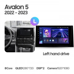 Штатная магнитола Teyes CC3 4/64 Toyota Avalon V XX50 (2022-2023)