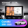 Штатная магнитола Teyes CC3L 4/64 Toyota Corolla 12 (2018-2020) Тип-B