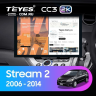 Штатная магнитола Teyes CC3 2K 6/128 Honda Stream 2 (2006-2014) Правый руль (13")