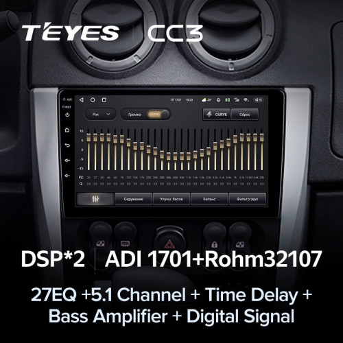 Штатная магнитола Teyes CC3 6/128 Nissan Almera 3 G15 (2012-2018) F1