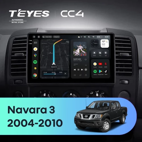 Штатная магнитола Teyes CC4 6/64 Nissan Navara D40 (2004-2010) F1