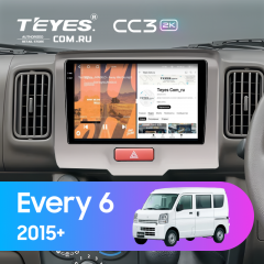 Штатная магнитола Teyes CC3 2K 6/128 Suzuki Every 6 (2015-)