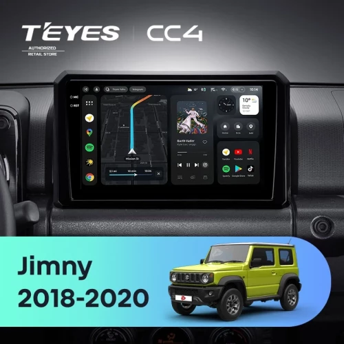Штатная магнитола Teyes CC4 8/128 Suzuki Jimny JB64 (2018-2020)
