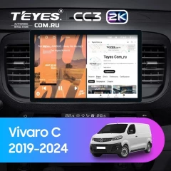 Штатная магнитола Teyes CC3 2K 4/32 Opel Vivaro C (2019-2024) (11")