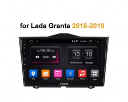 Штатная магнитола Carmedia OL-9063-Q Lada Granta 2018+