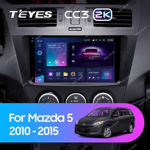 Штатная магнитола Teyes CC3 2K 4/64 Mazda 5 3 CW (2010-2015)
