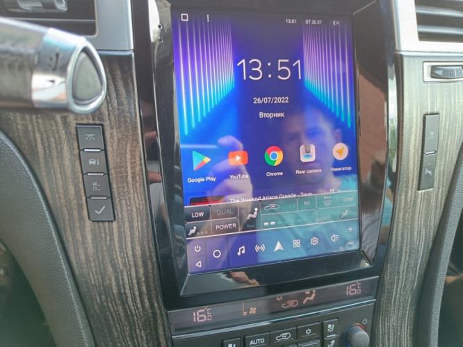 Штатная магнитола Tesla style Teyes TPRO 2 4/32 Cadillac Escalade GMT900 3 (2006-2014)