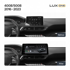 Переходная рамка Peugeot 4008 / 5008 (2016-2023) (12,3")