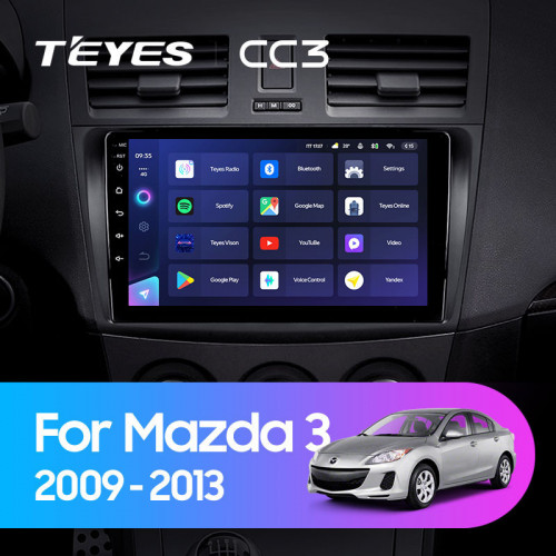 Штатная магнитола Teyes CC3 4/32 Mazda 3 2 (2009-2013)