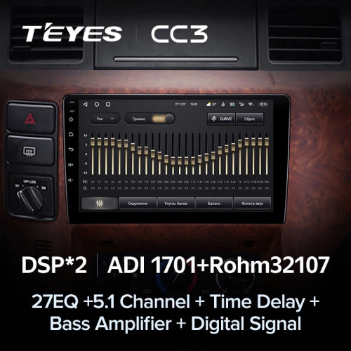 Штатная магнитола Teyes CC3 6/128 Nissan Patrol V 5 Y61 (2004-2021) F3
