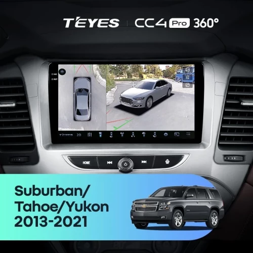 Штатная магнитола Teyes CC4 Pro 360 12/256 GMC Yukon (2014-2020)