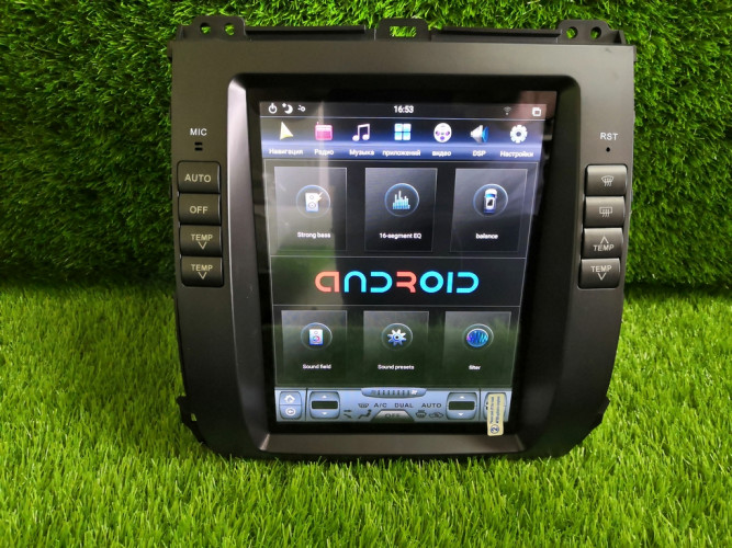 Штатная магнитола Tesla Carmedia ZF-1116-L-DSP Toyota Land Cruiser Prado 120 2002-2009