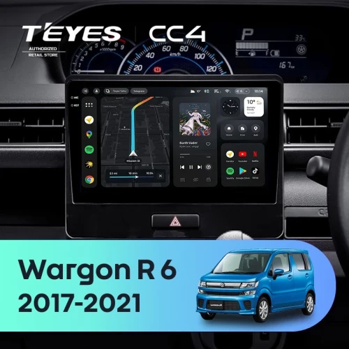 Штатная магнитола Teyes CC4 6/64 Suzuki Wagon R VI (2017-2021)
